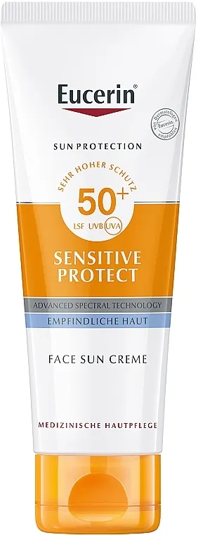 Eucerin Sun Sensitive Protect Cream SPF50+ Krema za sunčanje za normalnu i suhu kožu