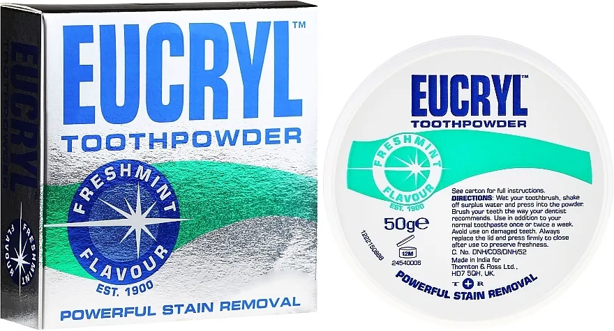 Eucryl Toothpowder Freshmint Prašak za zube