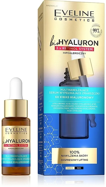 Eveline Cosmetics BioHyaluron 3x Retinol System Serum Multi hidratantni serum