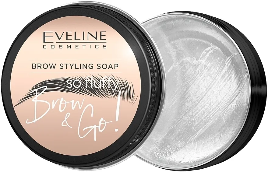 Eveline Cosmetics Brow &amp; Go Brow Styling Soap Sapun za uređivanje obrva