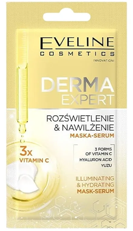 Eveline Cosmetics Derma Expert Illuminating And Hydrating Mask-Serum Maska-serum za lice