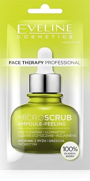Eveline Cosmetics Face Therapy Professional Microscrub Ampoule-Peeling Kremasti piling sa sitnim zrncima