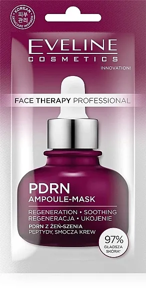 Eveline Cosmetics Face Therapy Professional PDRN Ampoule Mask Ampulasta krema-maska za lice sa PDRN