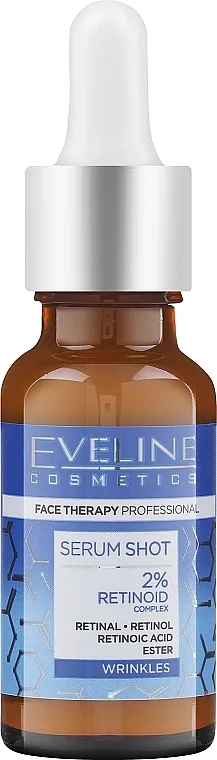 Eveline Cosmetics Face Therapy Professional Serum Shot Serum za zaglađivanje bora sa 2% kompleksom retinoida