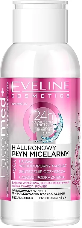 Eveline Cosmetics Facemed+ Micellar Water Hijaluronska micelarna voda