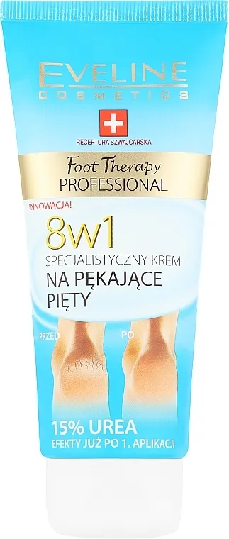 Eveline Cosmetics Foot Therapy Professional Krema za ispucale pete 8u1