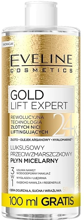 Eveline Cosmetics Gold Lift Expert Micelarna voda