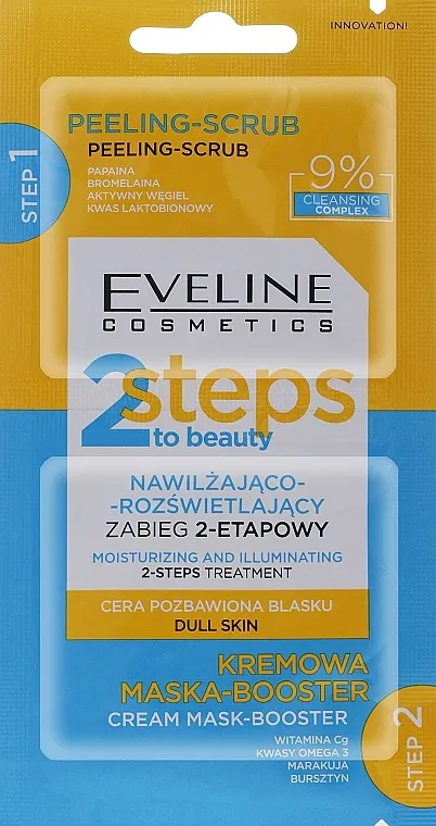 Eveline Cosmetics Moisturizing and Illuminating 2-step Treatment Hidratantni i posvetljujući dvofazni tretman za lice