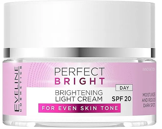 Eveline Cosmetics Perfect Bright Brightening Light Cream Dnevna krema za osvetljavanje sa SPF 20