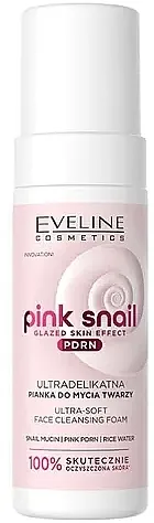 Eveline Cosmetics Pink Snail Cleansing Foam Ultrameka pena za umivanje