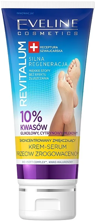 Eveline Cosmetics Revitalum 10% Serum-krema za stopala