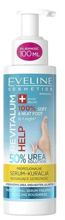 Eveline Cosmetics Revitalum Serum Help 50% Urea Serum-terapija za smanjenje hrapavosti, sa ureom