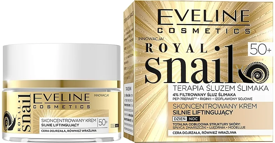 Eveline Cosmetics Royal Snail 50+ Krema za lice s lifting efektom