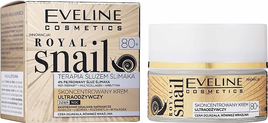 Eveline Cosmetics Royal Snail Cream 80+ Krema za lice