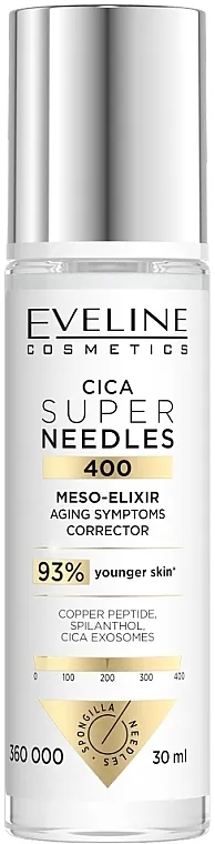 Eveline Cosmetics Super Needles Cica Mezo-eliksir, korektor znakova starenja