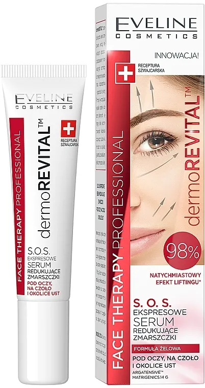 Eveline Cosmetics Therapy Professional SOS DermoRevital Express serum protiv bora za lice