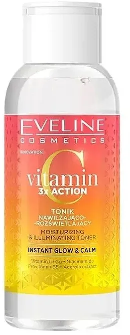 Eveline Cosmetics Vitamin C 3x Action Moisturizing and Illuminating Toner Tonik za hidrataciju i posvetljivanje
