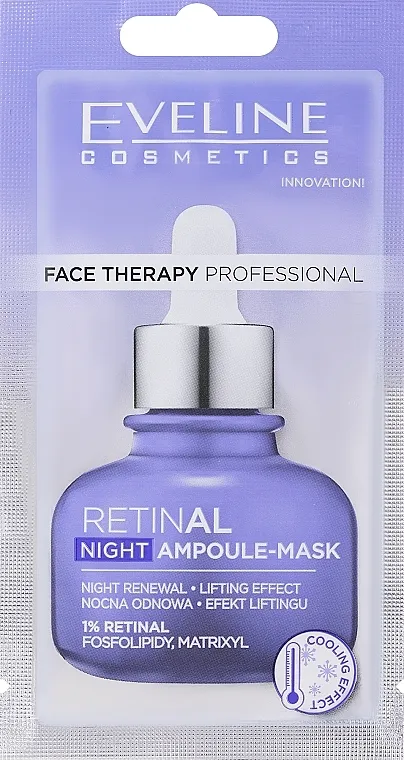 Eveline Face Therapy Retinal Night Ampoule-Mask Ampula sa noćnom kremom za lice