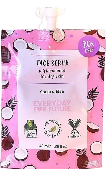 Everyday For Future Coconut Face Scrub Hranljivi piling za lice