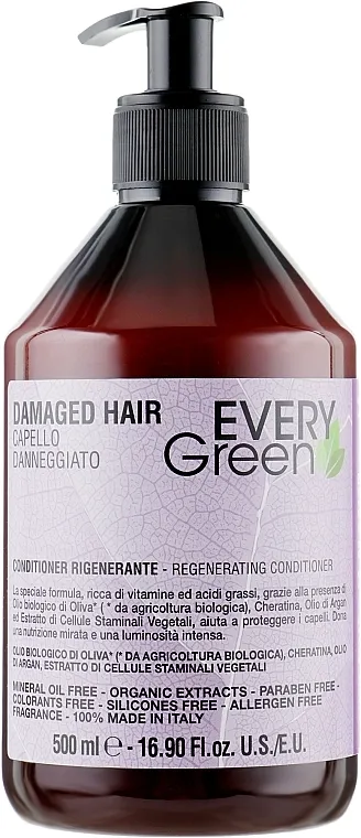 EveryGreen Damaged Hair Conditioner Regenerator za obnavljanje