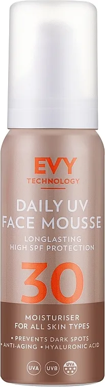EVY Technology Daily UV Face Mousse SPF30 Svakodnevna zaštitna pena za lice