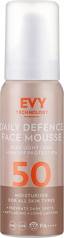 EVY Technology Daily UV Face Mousse SPF50 Svakodnevna zaštitna pena za lice