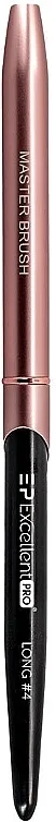 Excellent Pro Master Brush Gel Četkica za gel „Pink &amp; Black“ Duga br. 4