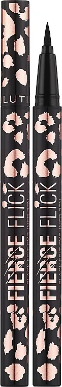 Eyeliner u tečnom obliku Makeup Revolution Fierce Flick Black Felt Eyeliner Pen