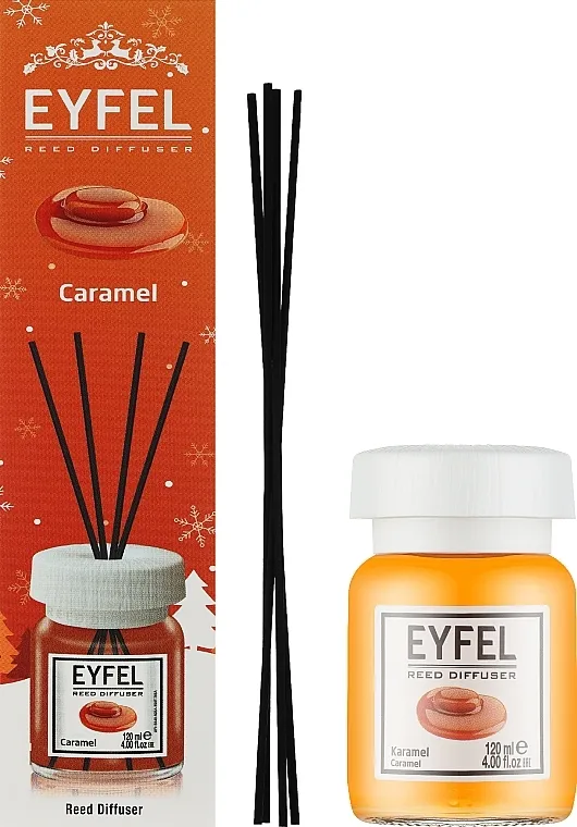 Eyfel Perfume Reed Diffuser Caramel Limited Edition Mirisni difuzor Karamel