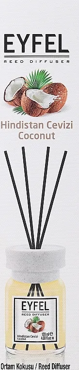 Eyfel Perfume Reed Diffuser Coconut Aroma difuzor "Kokos"