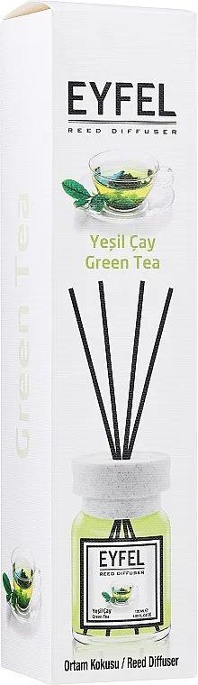Eyfel Perfume Reed Diffuser Green Tea Aroma difuzor "Zeleni čaj"
