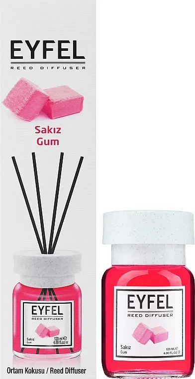 Eyfel Perfume Reed Diffuser Gum Aroma difuzor "Gum"