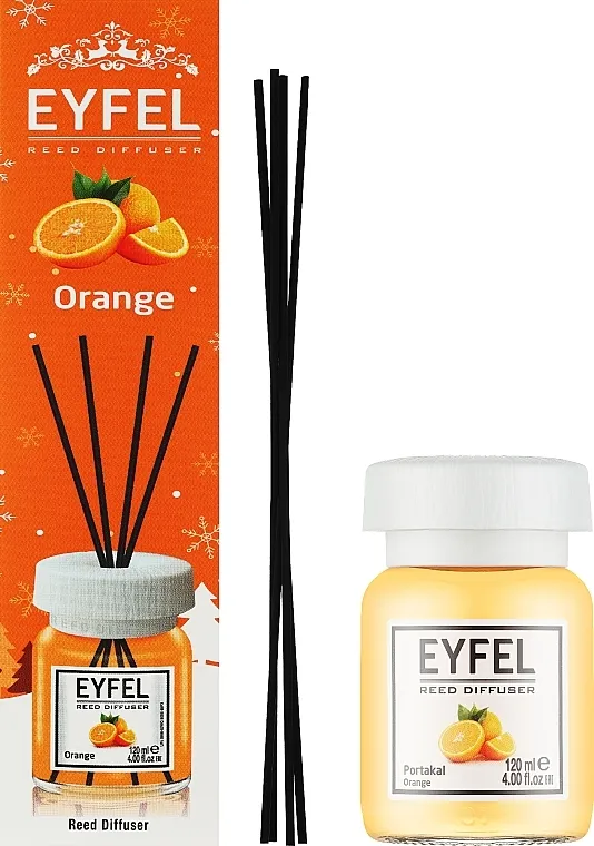 Eyfel Perfume Reed Diffuser Orange Limited Edition Difuzer mirisa Pomorandža