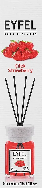 Eyfel Perfume Reed Diffuser Strawberry Aroma difuzor "Jagoda"