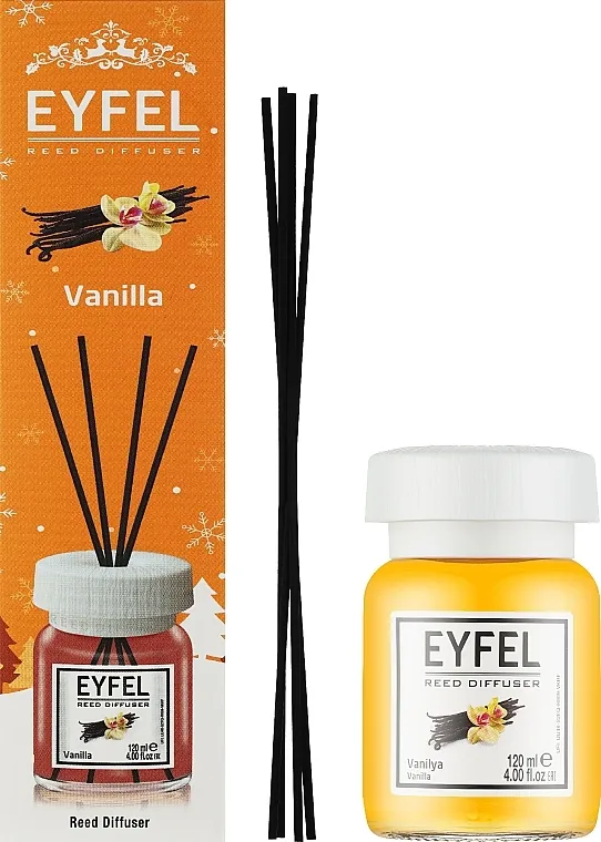 Eyfel Perfume Reed Diffuser Vanilla Limited Edition Mirisni difuzor Vanila