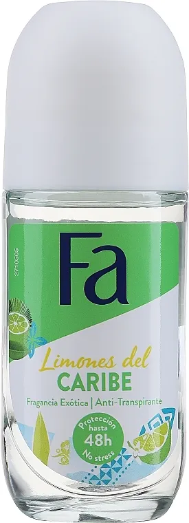 Fa Caribbean Lemon Deodorant Roll-on dezodorans "Caribbean lemon"