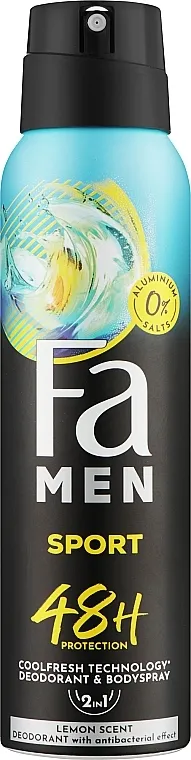 Fa Men Sport Lemon Scent Deodorant Dezodorans u spreju