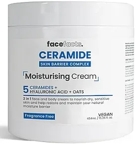Face Facts Ceramide Skin Barrier Complex Moisturising Cream Hidratantna krema za telo sa ceramidima