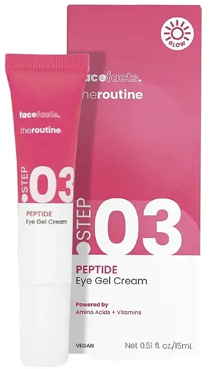 Face Facts The Routine Step.03 Peptide Eye Gel Cream Gel-krema za kožu oko očiju sa peptidima