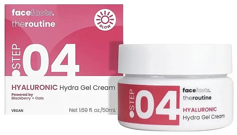 Face Facts The Routine Step.04 Hyaluronic Hydra Gel Cream Krem-gel za lice sa hijaluronskom kiselinom