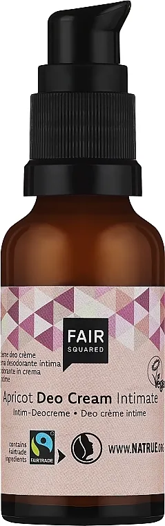 Fair Squared Apricot Deo Cream Intimate (airless dispenser) Dezodorans krema za intimne delove (sa pumpicom)