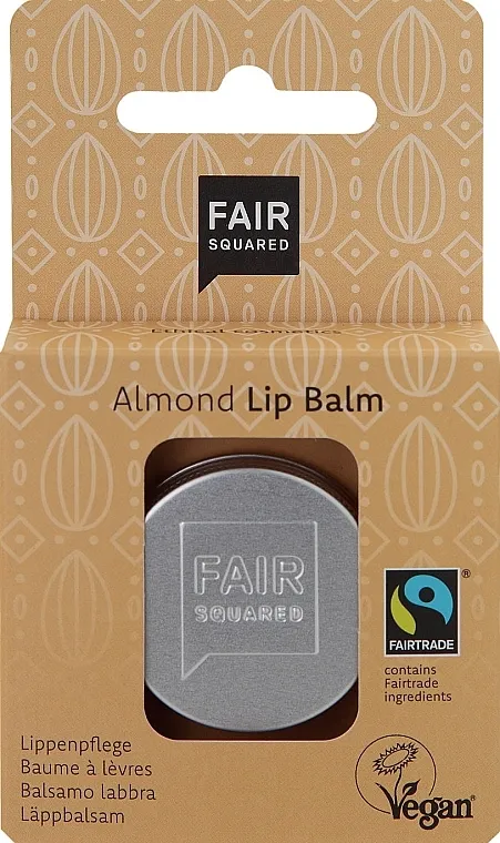 Fair Squared Lip Balm Almond Balzam za usne "Almond"