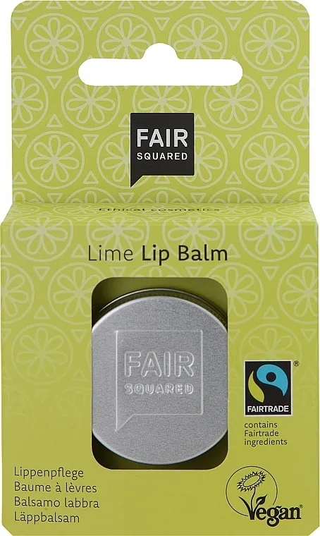 Fair Squared Lip Balm Lime Balzam za usne "Limeta"