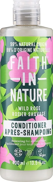 Faith in Nature Wild Rose Conditioner Regenerator za normalnu i suvu kosu Divlja ruža