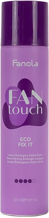 Fanola Fantouch Eco Fix It Extra Strong Lacquer Veoma jak lak za učvršćivanje kose