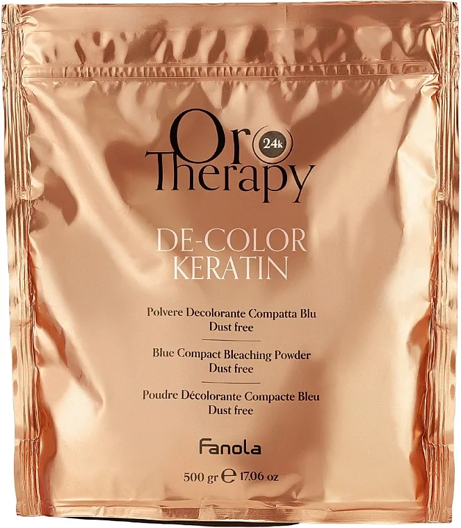 Fanola Oro Therapy De Color Keratin Prah za izbeljivanje kose
