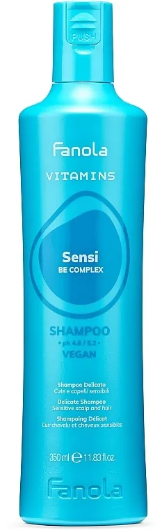 Fanola Vitamins Delicate Sensitive Shampoo Umirujući šampon za osetljivu kožu glave