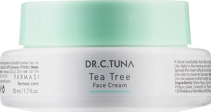 Farmasi Dr. C. Tuna Tea Tree Face Cream Šampon Burdock Power