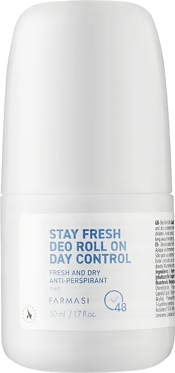 Farmasi Stay Fresh Men Deo Roll-on Day Control Roll-on dezodorans-antiperspirant za muškarce