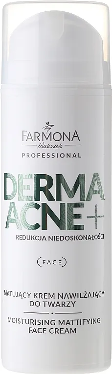 Farmona Dermaacne+ Moisturising Mattifying Face Cream Matirajuća krema sa sadržajem AHA